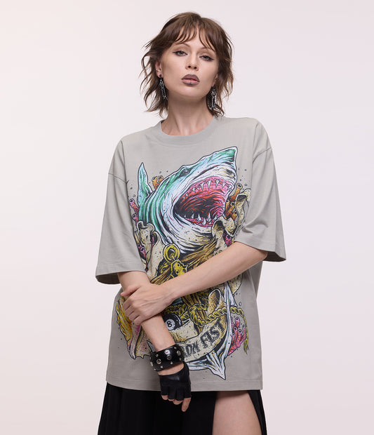Here I Lie Tee (Ash)