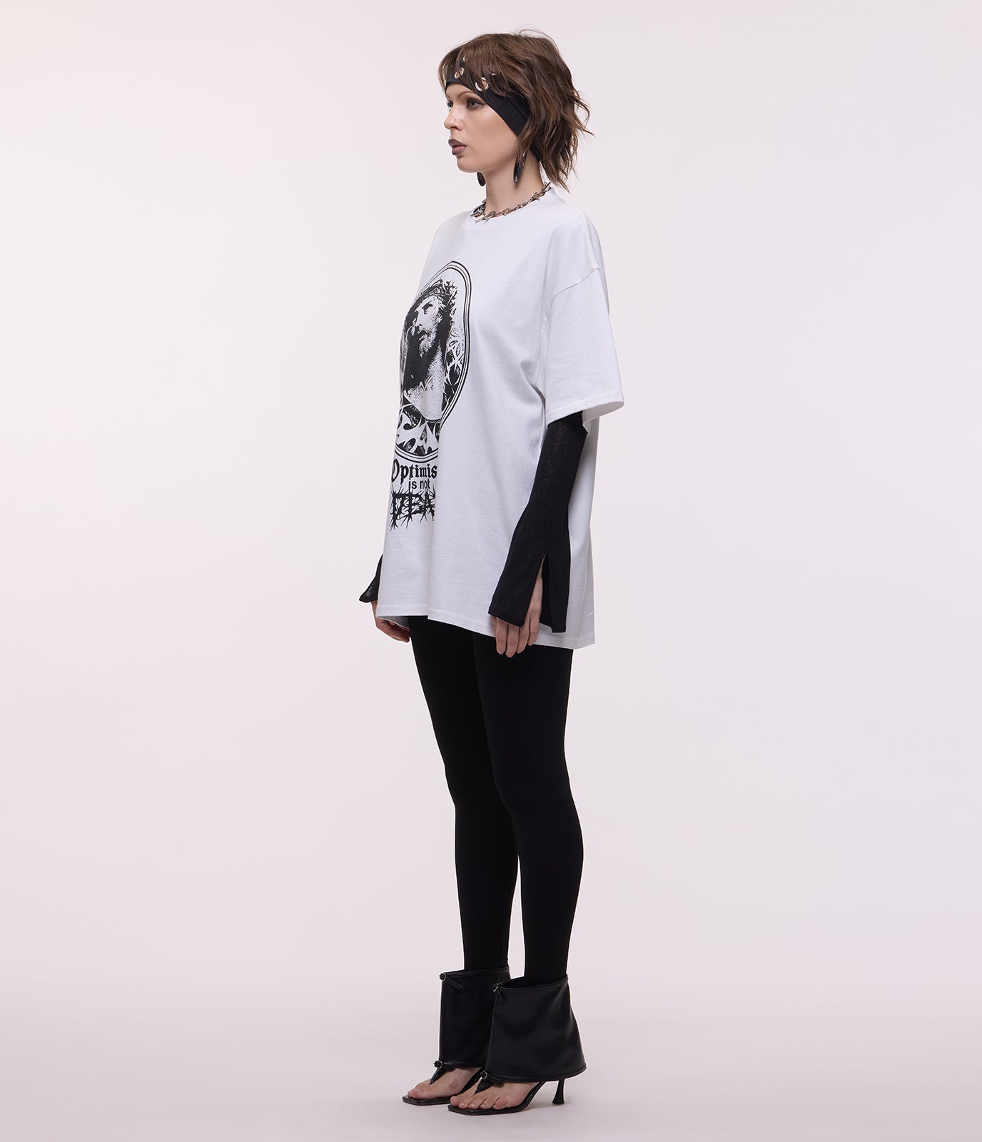 Optimism Is Dead Tee (White)