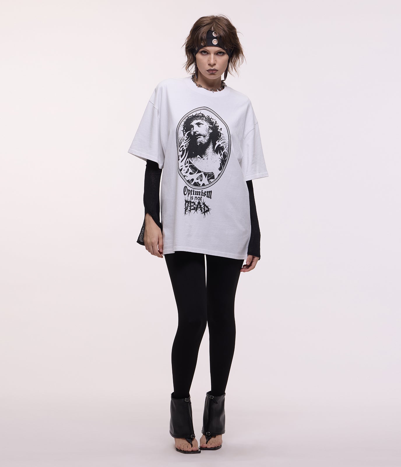 Optimism Is Dead Tee (White)