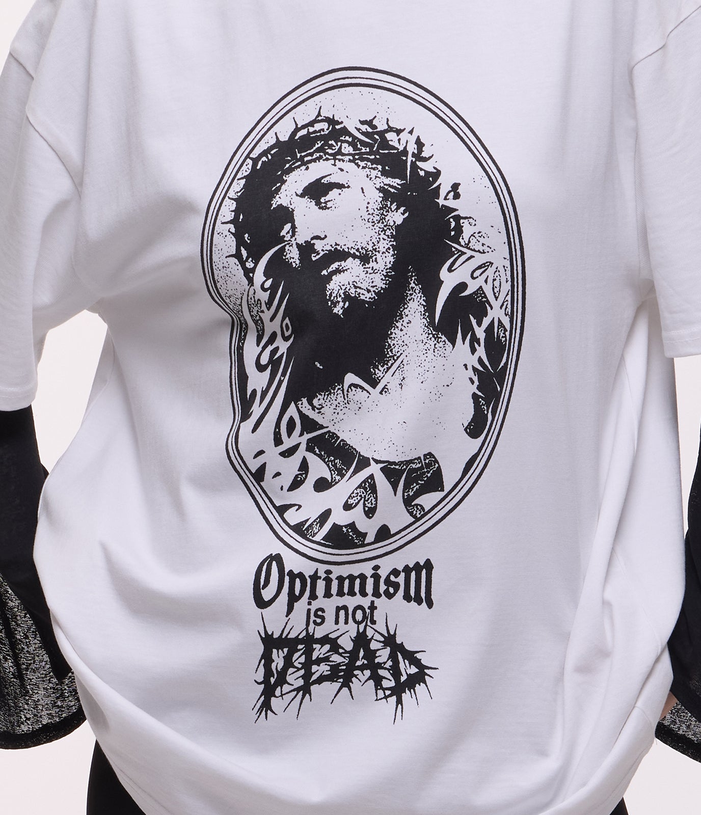 Optimism Is Dead Tee (White)