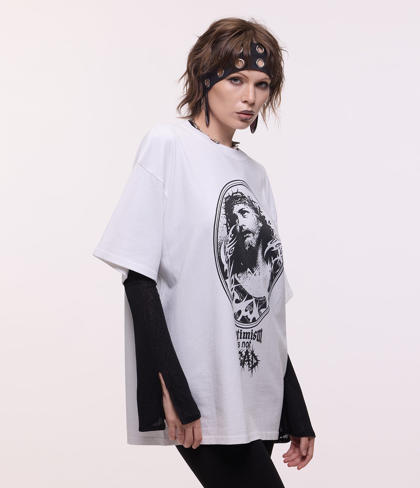 Optimism Is Dead Tee (White)