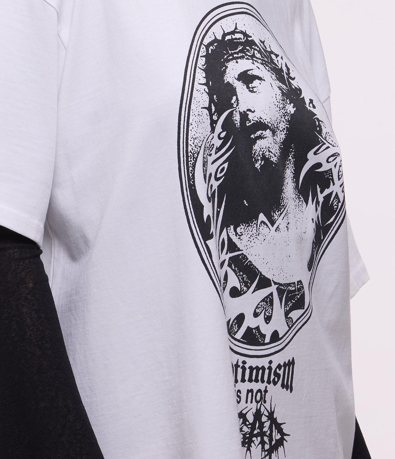 Optimism Is Dead Tee (White)