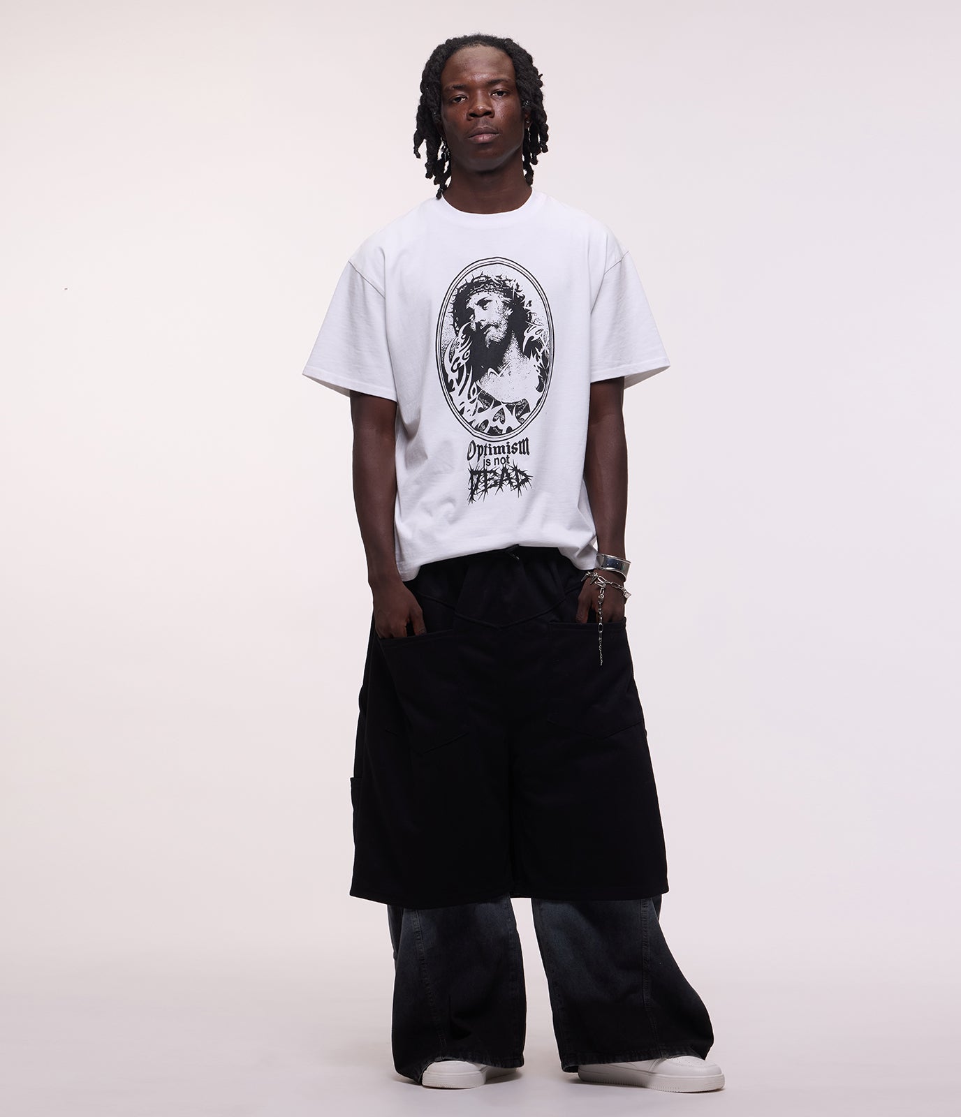 Optimism Is Dead Tee (White)