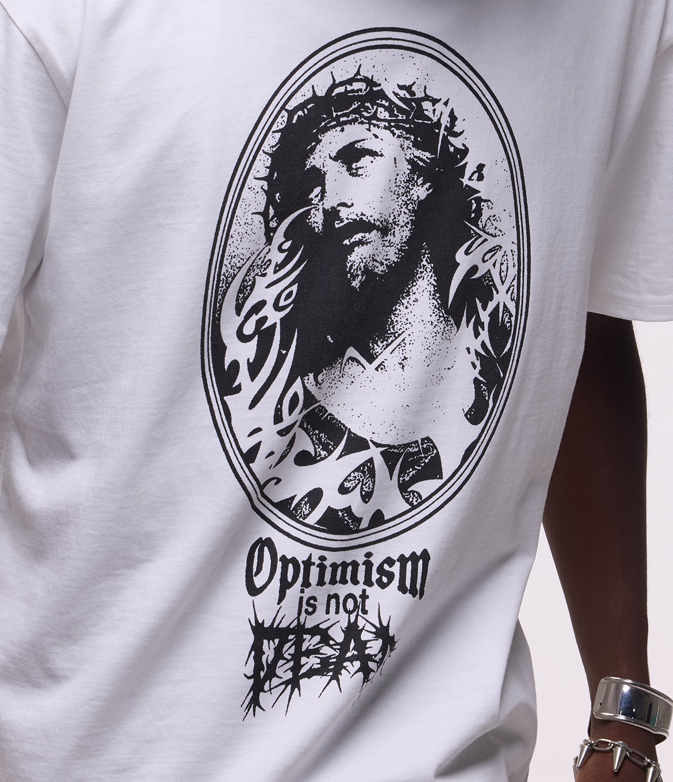 Optimism Is Dead Tee (White)