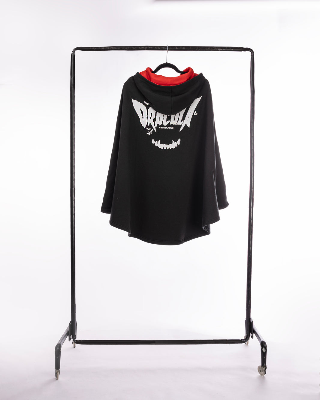 Dracula Fangs Fleece Cape with Hood