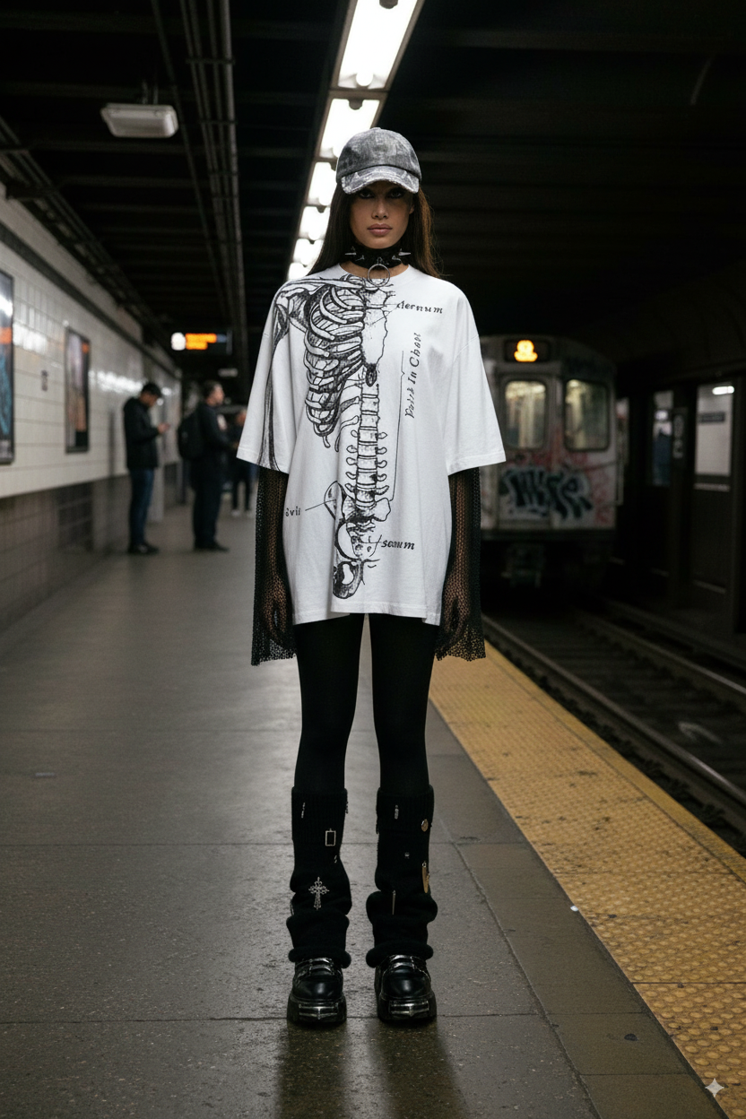 FIC X IFC WISHBONE SS TEE - WHITE