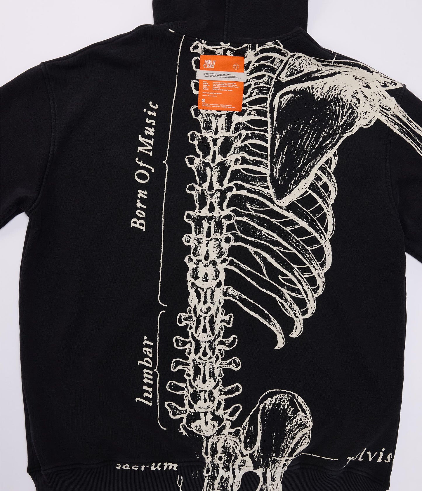 FIC X IFC WISHBONE HOODIE (BLACK)